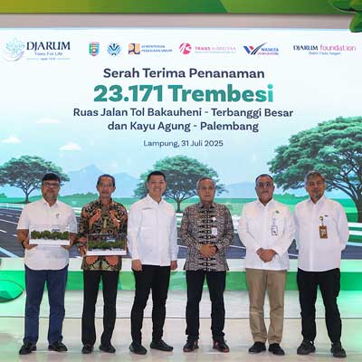 DTFL Redam Jejak Karbon Lewat 23 Ribu Trembesi di Trans Sumatra